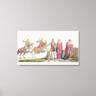 Toile Richard Coeur de Lion, John de Gaunt, Edward III,