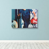 Toile Richard Nixon Bowling (Insitu (Plancher de Bois))