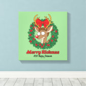 Toile Rick and Morty | Reindeer Morty Merry Rickmas (Insitu (Plancher de Bois))