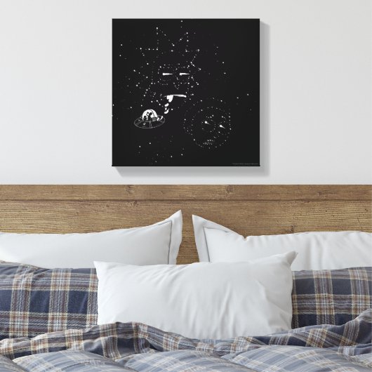 Toile RICK ET MORTY™ | Constellations (Insitu(Chambre))
