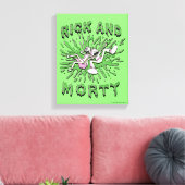 Toile RICK ET MORTY™ | Falling Into Acid (Insitu(Salon))