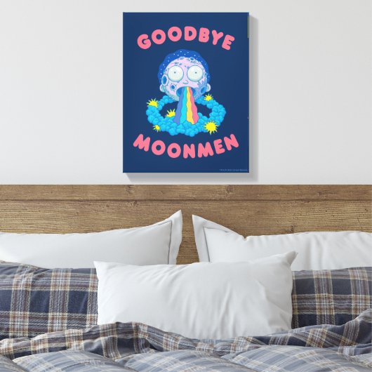 Toile RICK ET MORTY™ | Goodbye Moonmen (Insitu(Chambre))