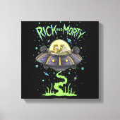 Toile RICK ET MORTY™ | Graphique de vol spatial illustré (Recto)