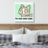 Toile RICK ET MORTY™ | Je viens de l'espace extra-atmosp (Insitu(Chambre))