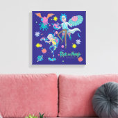 Toile RICK ET MORTY™ | Parmi les Motifs de cellules infe (Insitu(Salon))