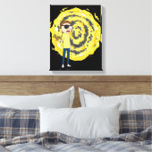 Toile RICK ET MORTY™ | Portail Evil Morty (Insitu(Chambre))