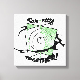 Toile RICK ET MORTY™ Prenez votre S# ! t Together !