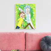 Toile RICK ET MORTY™ | Regardez Ça (Insitu(Salon))