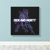Toile RICK ET MORTY™ | Rick Et Morty Glités (Insitu (Plancher de Bois))