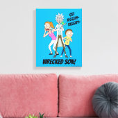Toile RICK ET MORTY™ | Rick, Morty et Summer (Insitu(Salon))