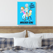 Toile RICK ET MORTY™ | Rick, Morty et Summer (Insitu(Chambre))