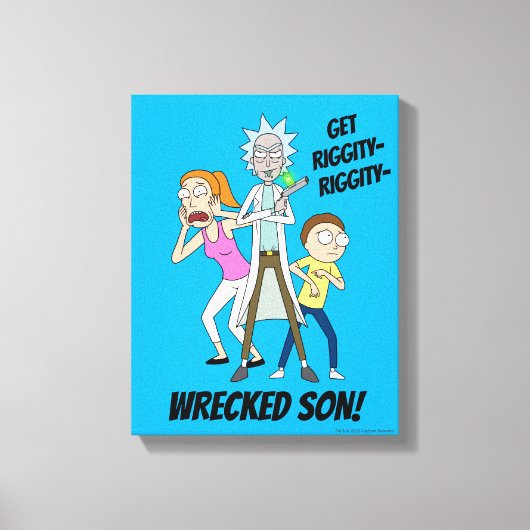 Toile RICK ET MORTY™ | Rick, Morty et Summer (Recto)