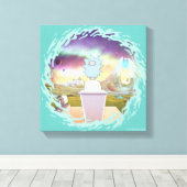 Toile RICK ET MORTY™ | Rick's Private Place (Insitu (Plancher de Bois))