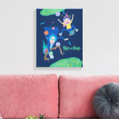 Toile RICK ET MORTY™ | Saut de portail infecté (Insitu(Salon))