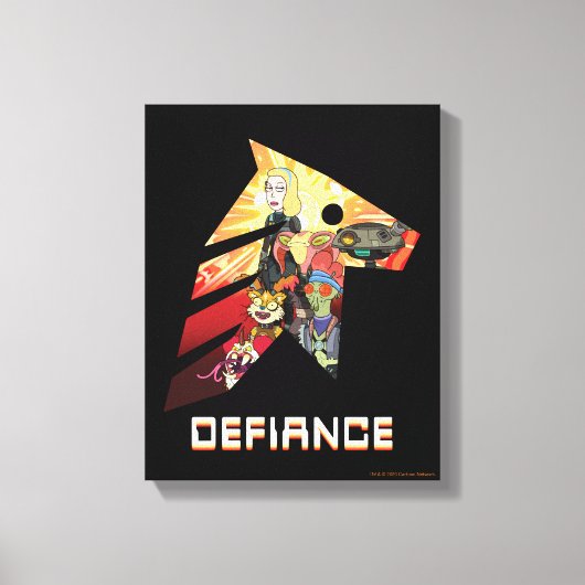 Toile RICK ET MORTY™ | Space Beth Defiance Crew (Recto)