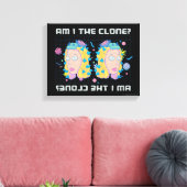 Toile RICK ET MORTY™ | Suis-Je Le Clone ? (Insitu(Salon))