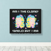 Toile RICK ET MORTY™ | Suis-Je Le Clone ? (Insitu (Plancher de Bois))