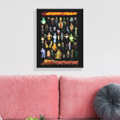 Toile RICK ET MORTY™ | Train d'histoire (Insitu(Salon))