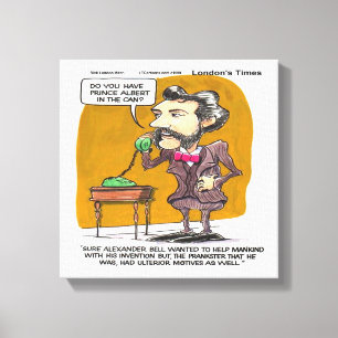Toile Rick London Drôle Alexander Bell Téléphone Farce I