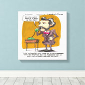 Toile Rick London Funny Alexander Bell PhonePrank Imprim (Insitu (Plancher de Bois))