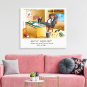 Toile Rick London Muskrat Divorce Attorney Comic (Insitu(Salon))