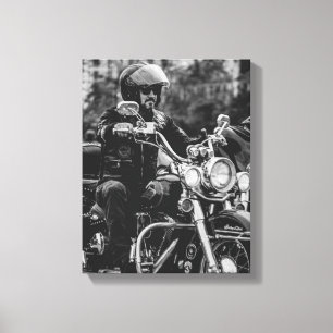 Toile Ride Motorbike Motorcycle Biker Détails sur le cyc