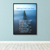 Toile Rien d'or ne peut rester Ocean Walkway (Insitu (Plancher de Bois))