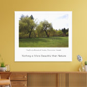 Toile Rien n'est plus beau que la nature. (Insitu(Salon))