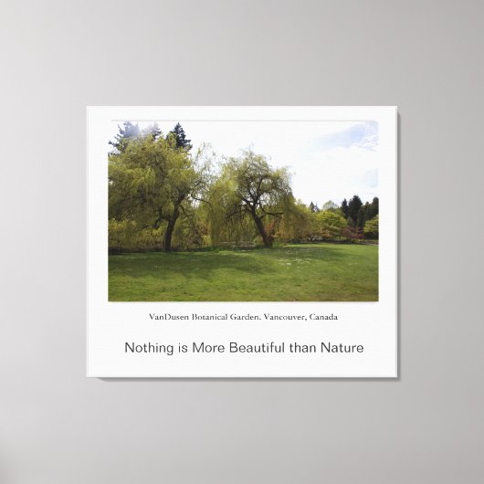 Toile Rien n'est plus beau que la nature. (Recto)