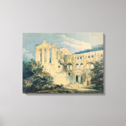 Toile Rievaulx Abbey, Yorkshire, 1798 (w/c) (Recto)