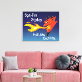 Toile Riffs de Cool du diable de feu_Hot Licks (Insitu(Salon))