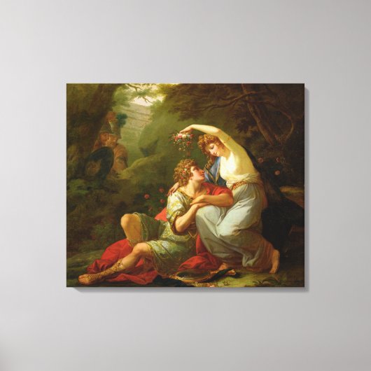 Toile Rinaldo et Armida, 1771 (huile sur toile) (Recto)