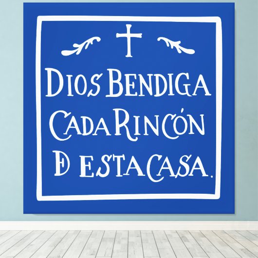 Toile Rincon de Dios bendiga (Insitu (Plancher de Bois))