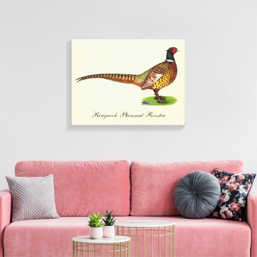 Toile Ringneck Pheasant Rooster (Insitu(Salon))