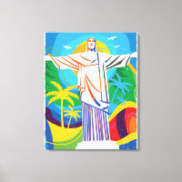 Rio de Janeiro Cristo Redentor Brésil coloré