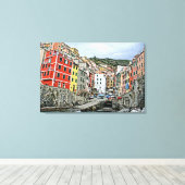 Toile Riomaggiore, Italie (Insitu (Plancher de Bois))