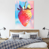 Toile Risographe fraise (Insitu(Chambre))