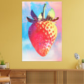 Toile Risographe fraise (Insitu(Salon))