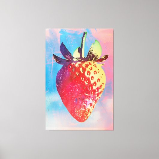 Toile Risographe fraise (Recto)