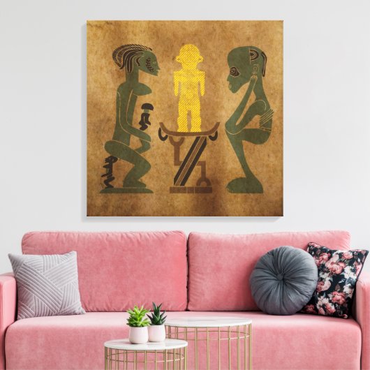 Toile rituel de la tribu (Insitu(Salon))