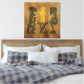 Toile rituel de la tribu (Insitu(Chambre))