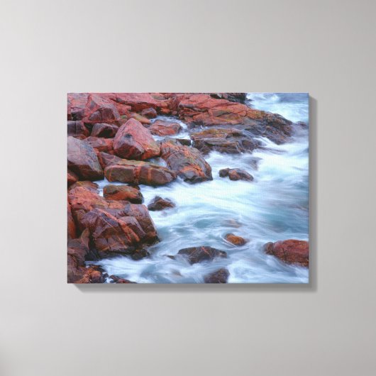 Toile Rivage rocheux avec de l'eau, Canada (Recto)