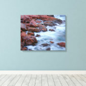 Toile Rivage rocheux avec de l'eau, Canada (Insitu (Plancher de Bois))