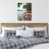 Toile Rivage Tranquille au Bord de la Rivière (Insitu(Chambre))