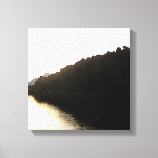 Toile Rivages D'Ombres Paysage Art (Recto)