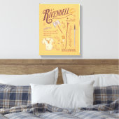 Toile RIVENDELL™ Collage Aquarelle Graphique (Insitu(Chambre))