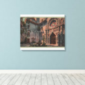 Toile Riverside, CA - Vue de Mission Inn Courtyard (Insitu (Plancher de Bois))