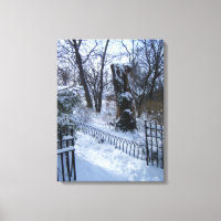 Riverside Park NYC Snow Winter Tree New York Photo