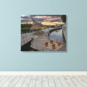 Toile Riverwalk à Tampa Floride (Insitu (Plancher de Bois))