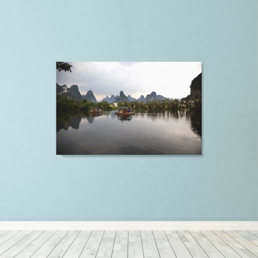 Toile Rivière au ciel (Insitu (Plancher de Bois))